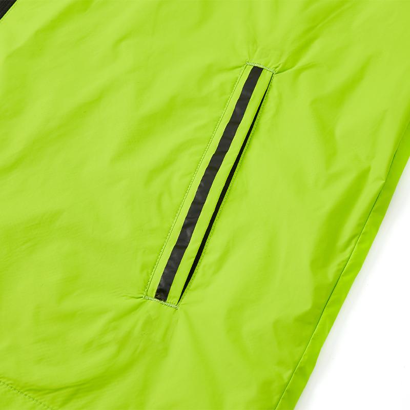Men's hooded woven jacket [fluorescent green]