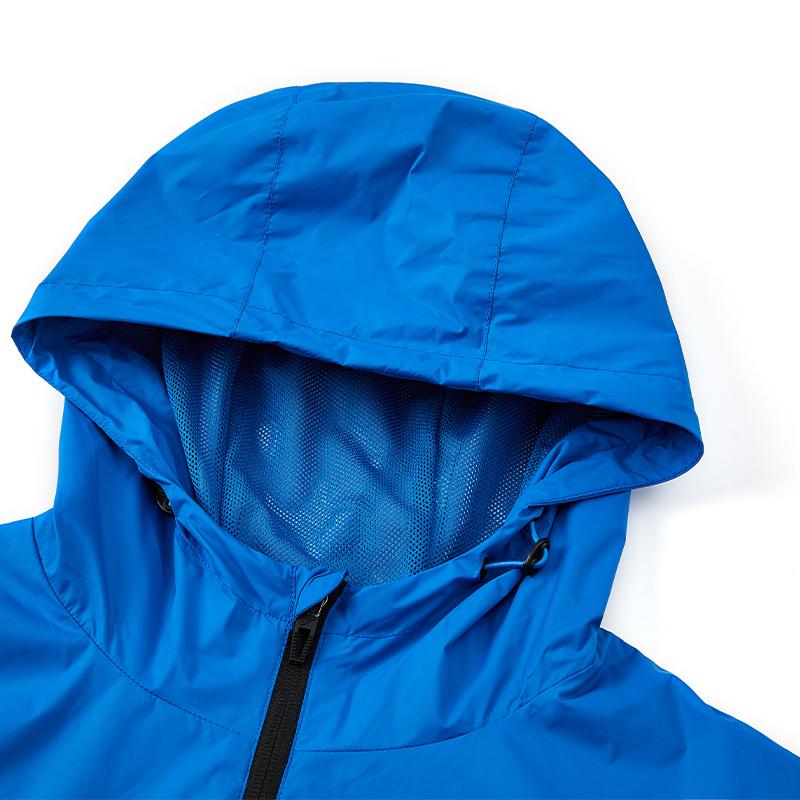 Men's hooded woven jacket [dark royal blue]