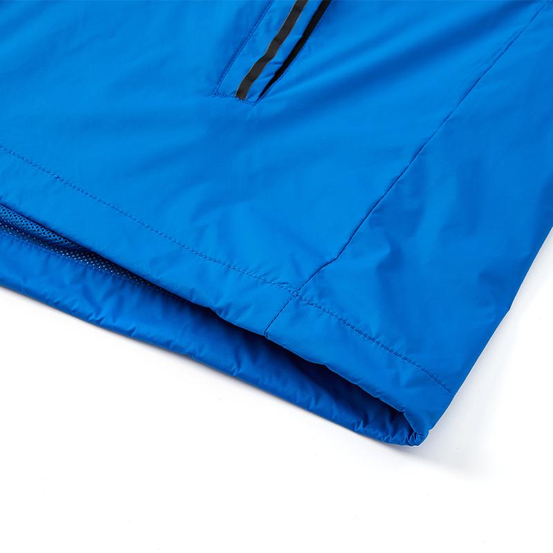 Men's hooded woven jacket [dark royal blue]