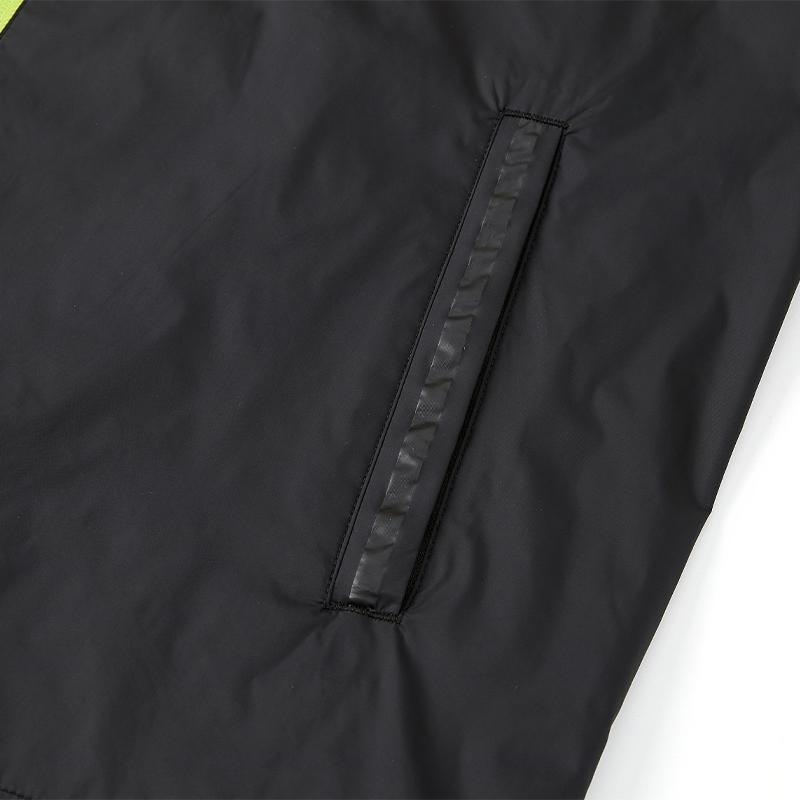 Men's hooded woven jacket [black]