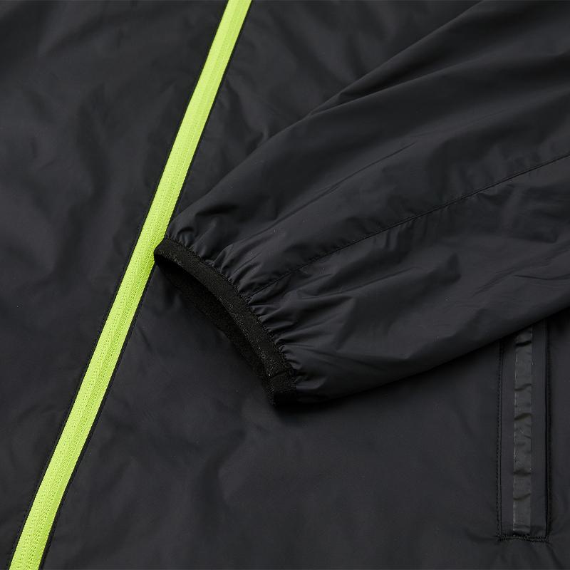 Men's hooded woven jacket [black]