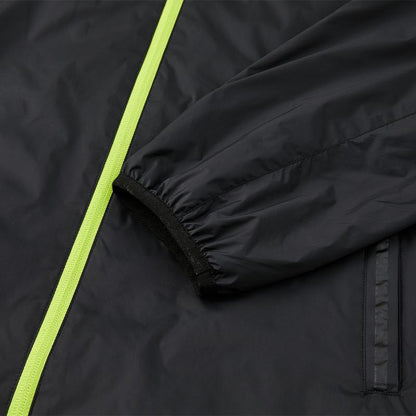 Men's hooded woven jacket [black]