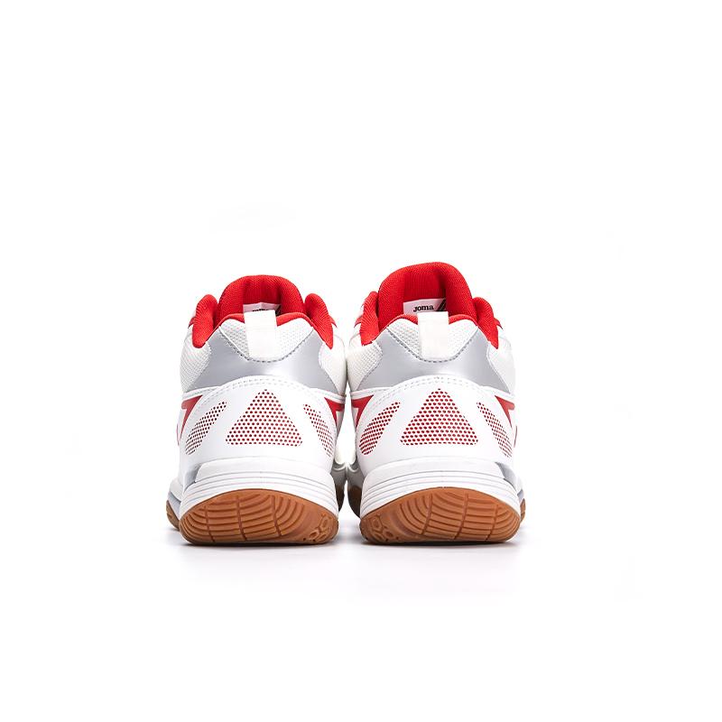 Women's High Top Volleyball Shoes SAGA [White/Red]