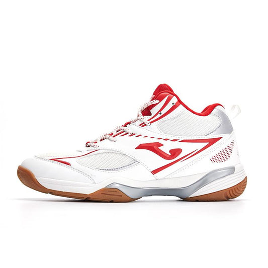 Women's High Top Volleyball Shoes SAGA [White/Red]
