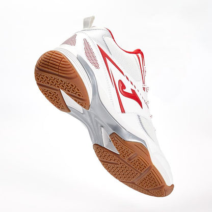 Men's high-top volleyball shoes SAGA [white/red]
