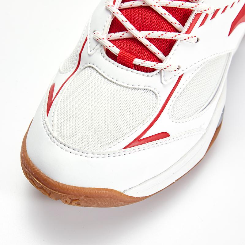 Men's high-top volleyball shoes SAGA [white/red]