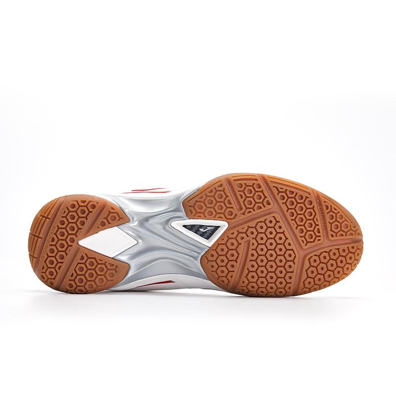 Men's high-top volleyball shoes SAGA [white/red]