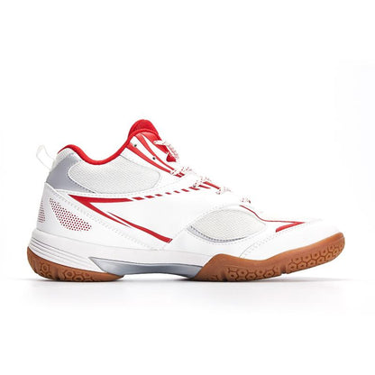 Men's high-top volleyball shoes SAGA [white/red]
