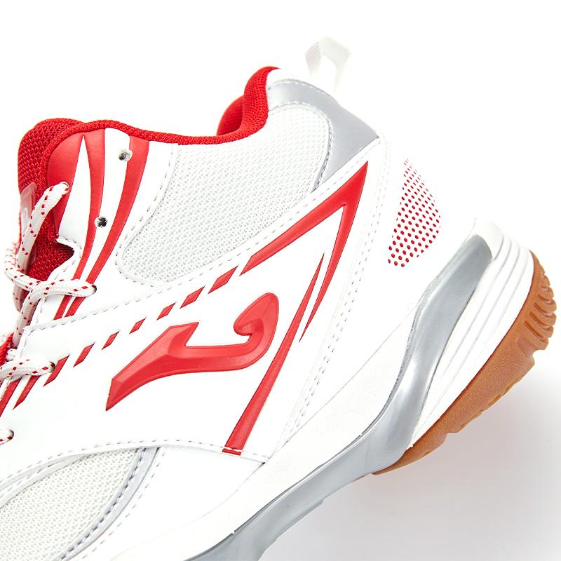 Men's high-top volleyball shoes SAGA [white/red]
