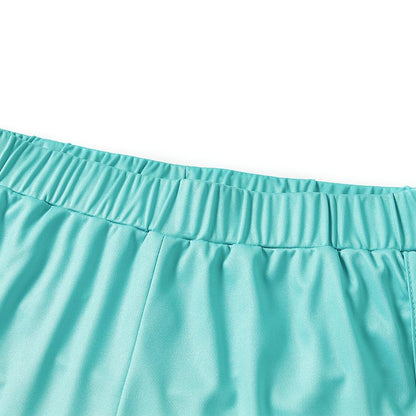 Women's track and field suit [green]