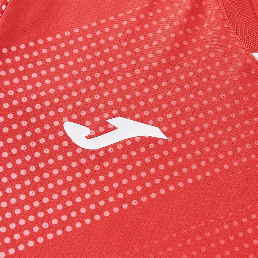 Women's short-sleeved volleyball shirt [red]