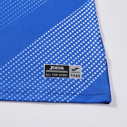 Women's short-sleeved volleyball shirt [blue]