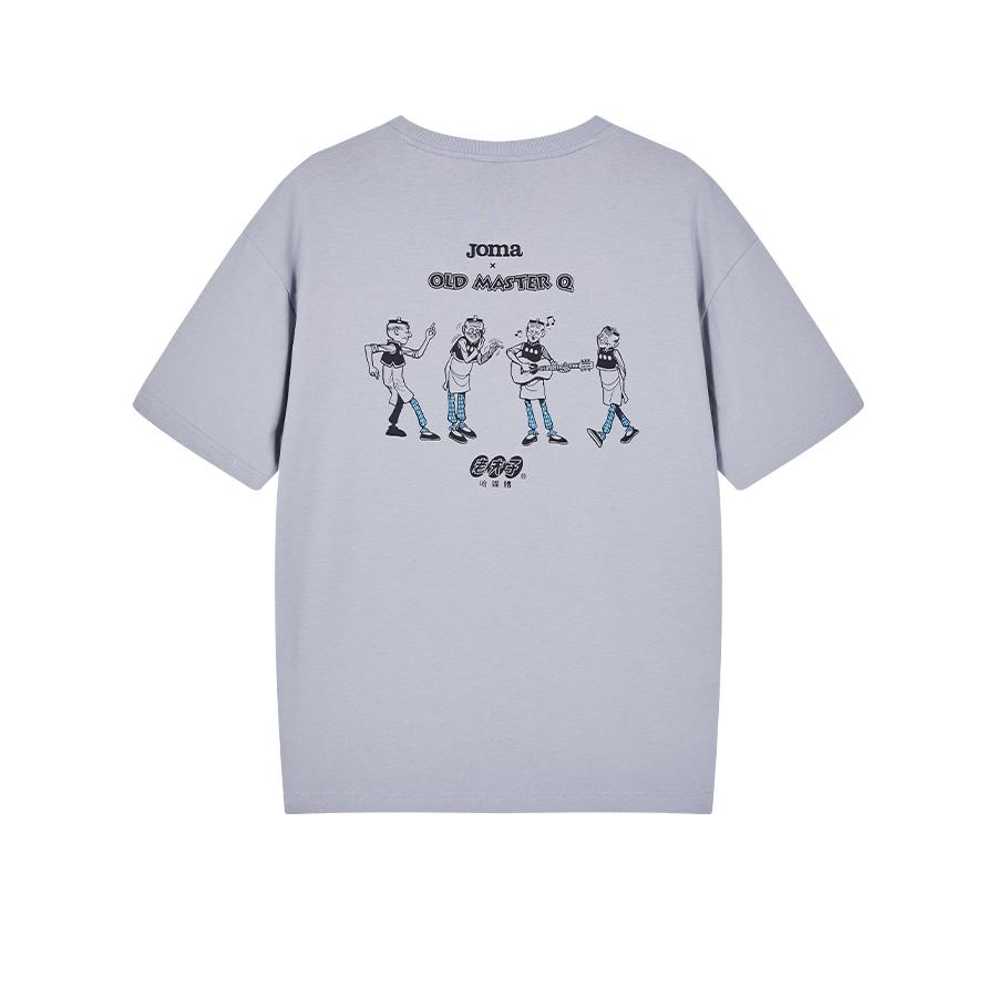 JOMA x Old Master round neck loose T-shirt [light gray]