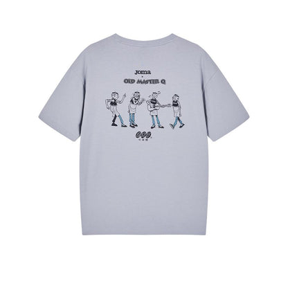 JOMA x Old Master round neck loose T-shirt [light gray]