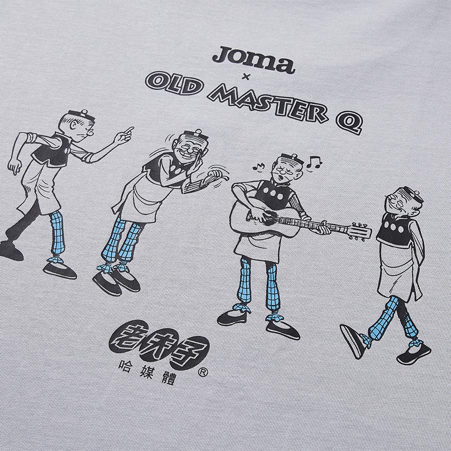 JOMA x Old Master round neck loose T-shirt [light gray]