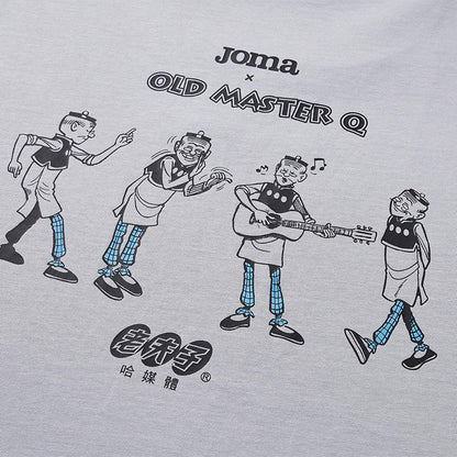 JOMA x Old Master round neck loose T-shirt [light gray]