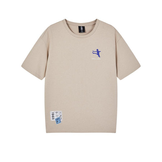 JOMA x Old Master round neck loose T-shirt [khaki]