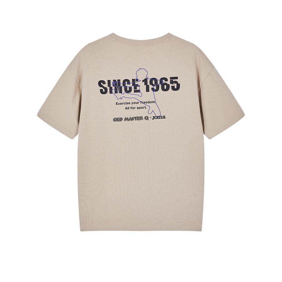 JOMA x Old Master round neck loose T-shirt [khaki]