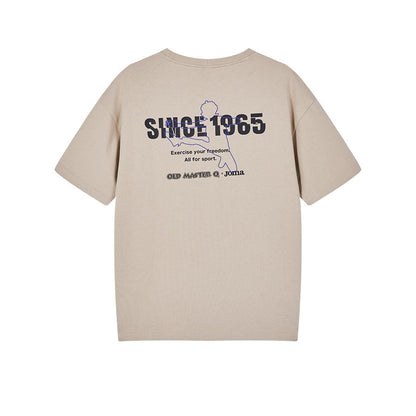 JOMA x Old Master round neck loose T-shirt [khaki]