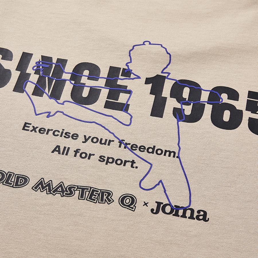 JOMA x Old Master round neck loose T-shirt [khaki]
