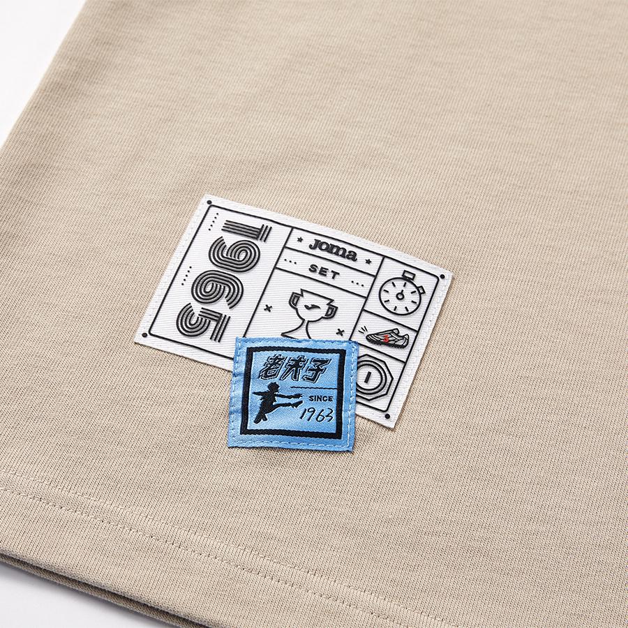 JOMA x Old Master round neck loose T-shirt [khaki]