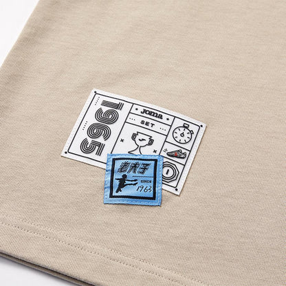 JOMA x Old Master round neck loose T-shirt [khaki]