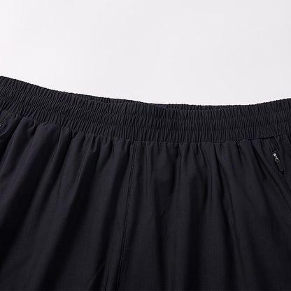 Men's Sun Protection Breathable Sports Shorts [Black]