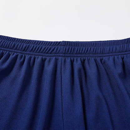 Men's knitted sports shorts [navy blue]