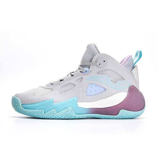 Men's STARS basketball shoes [gray purple]