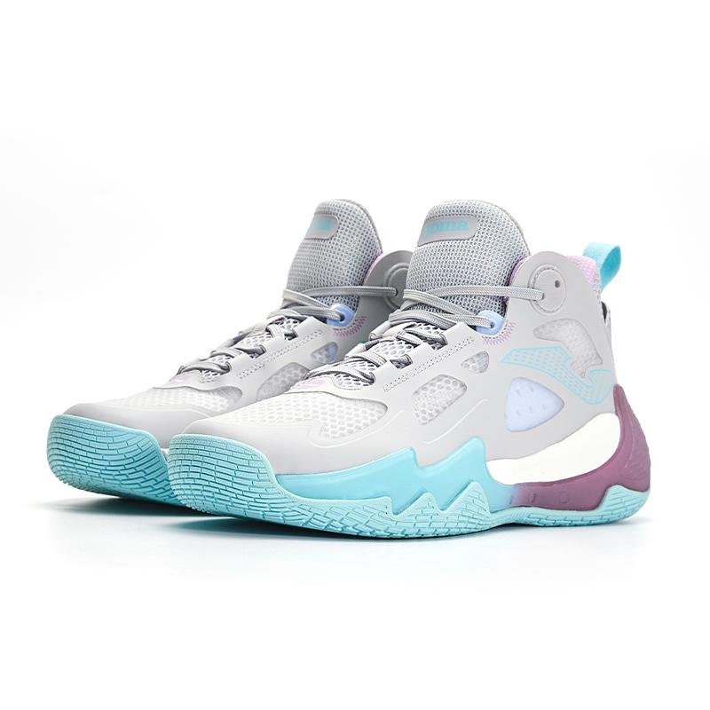 Men's STARS basketball shoes [gray purple]