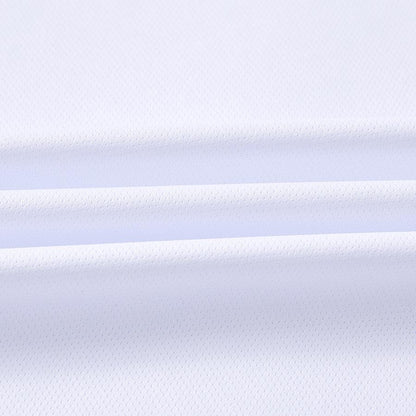 Men's breathable tennis T-shirt [white and blue]