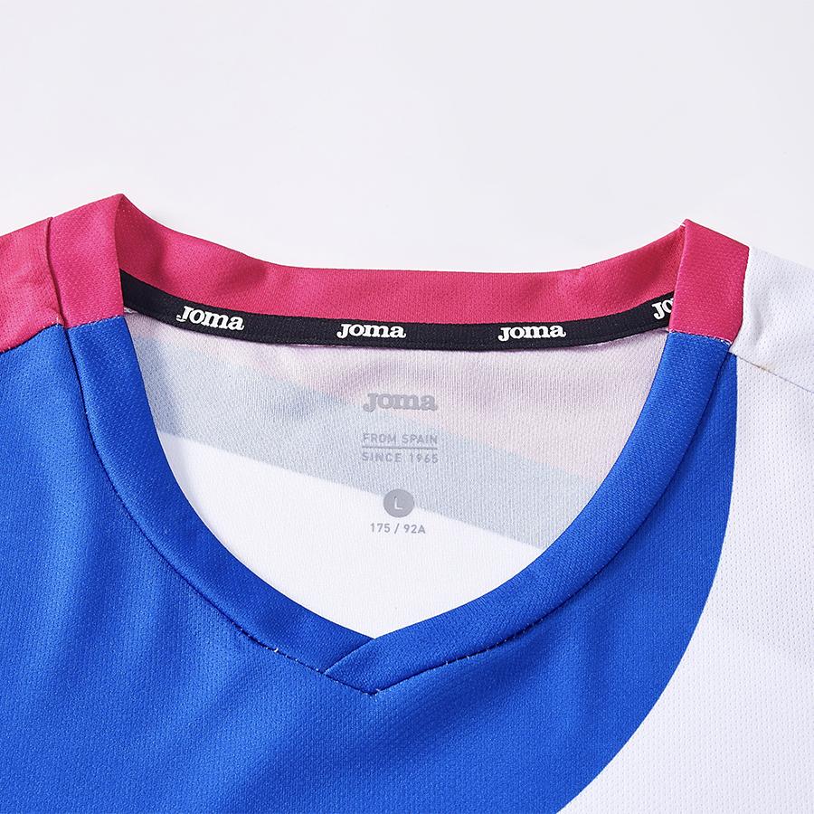 Men's breathable tennis T-shirt [red, white and blue]