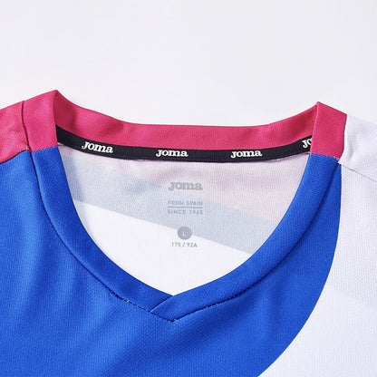 Men's breathable tennis T-shirt [red, white and blue]
