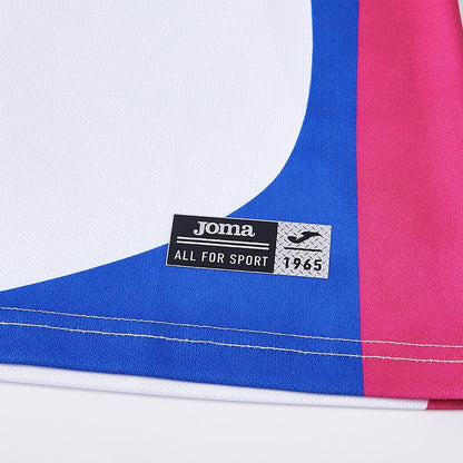 Women's breathable tennis T-shirt [red, white and blue]