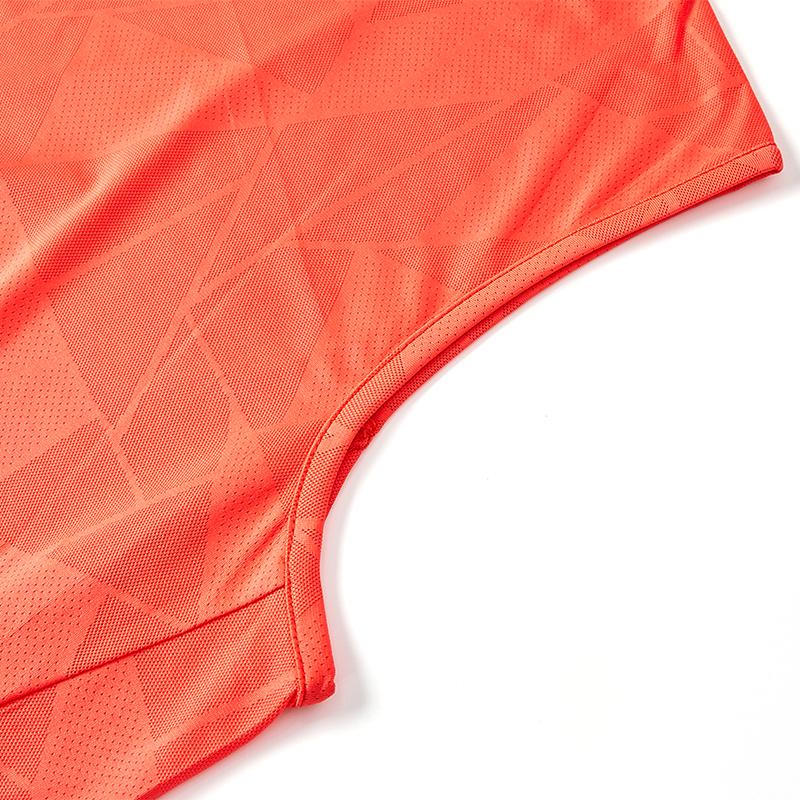 Men's mesh cool sports vest [red]