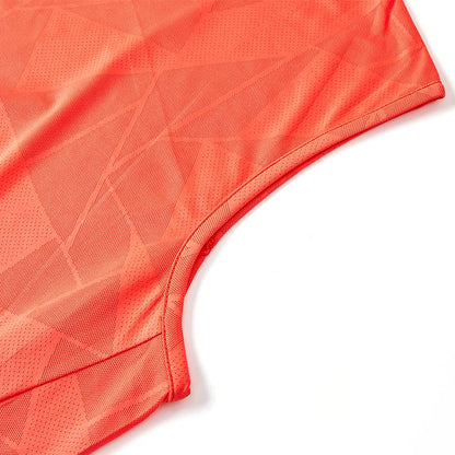 Men's mesh cool sports vest [red]