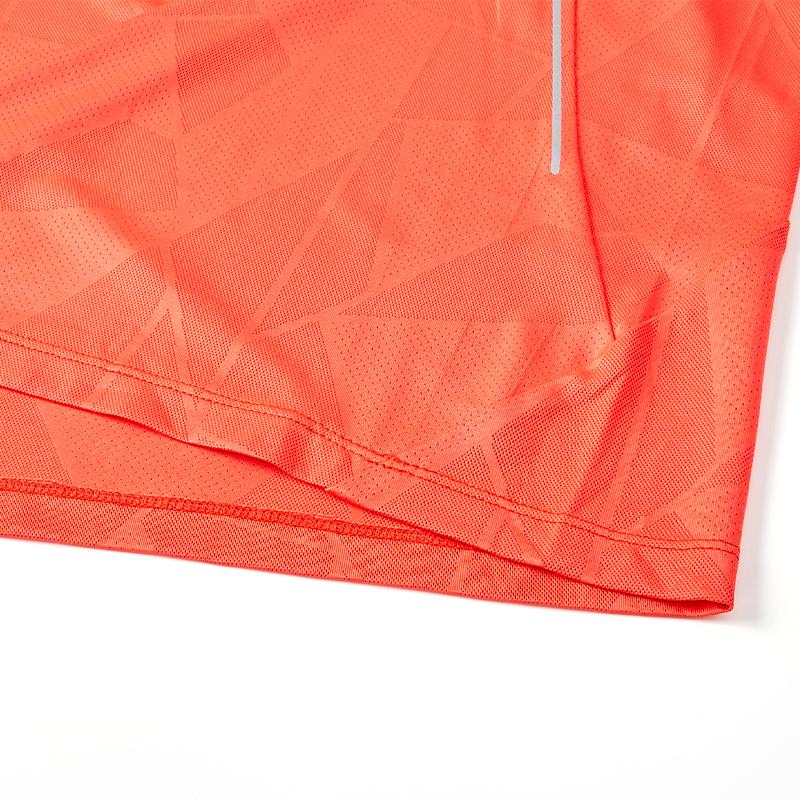 Men's mesh cool sports vest [red]