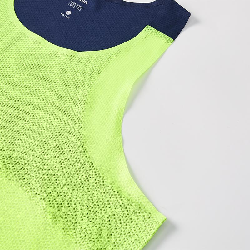 Men's sports vest [fluorescent green]