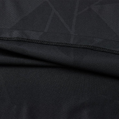 女子網孔涼感運動短袖T恤【黑色】