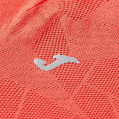 Women's mesh cool sports short-sleeved T-shirt [red]