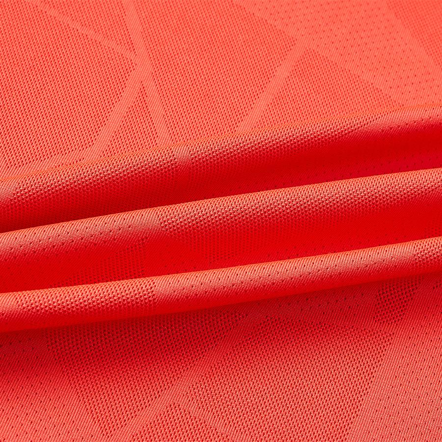 Women's mesh cool sports short-sleeved T-shirt [red]