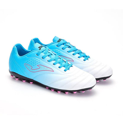 Adult soccer shoes NEO - MG [white light blue]