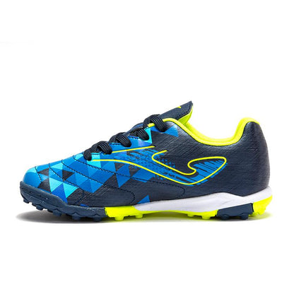 Children's spiked soccer shoes PROPULSION JR. - TF (blue/green)