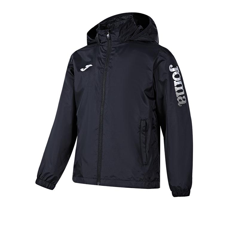 Children's Hidden Hood Raincoat [Black]