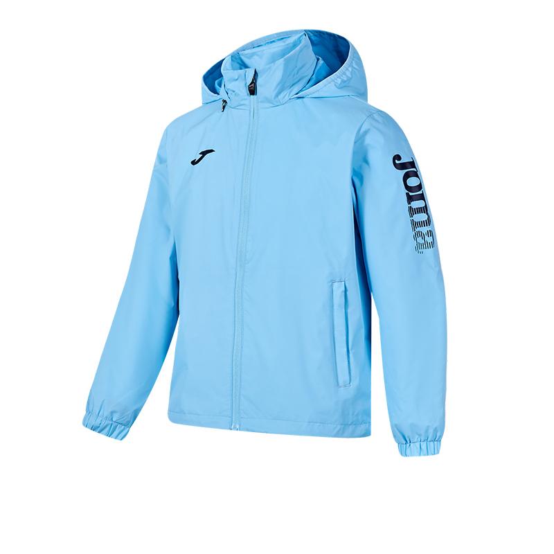 Children's Hidden Hood Raincoat [Sky Blue]