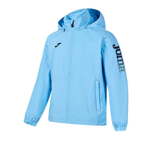 Children's Hidden Hood Raincoat [Sky Blue]