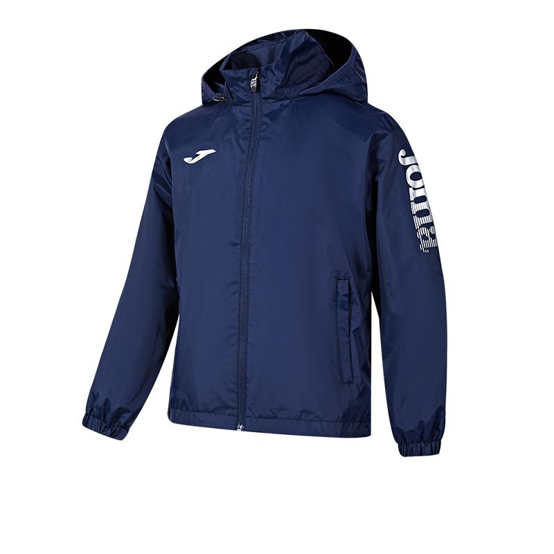 Children's Hidden Hood Raincoat [Navy Blue]