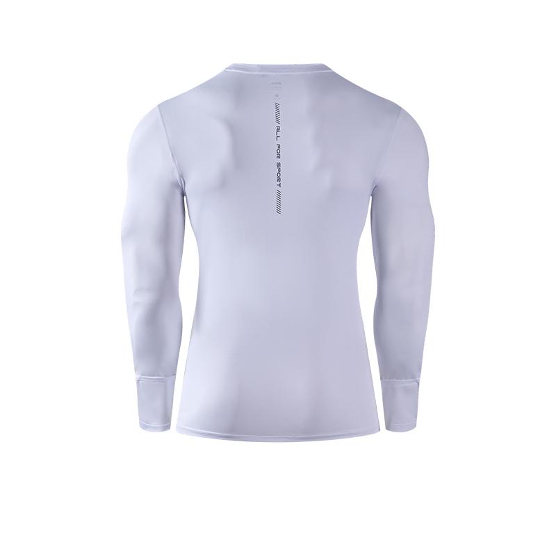 Men's long-sleeved T-shirt [white]