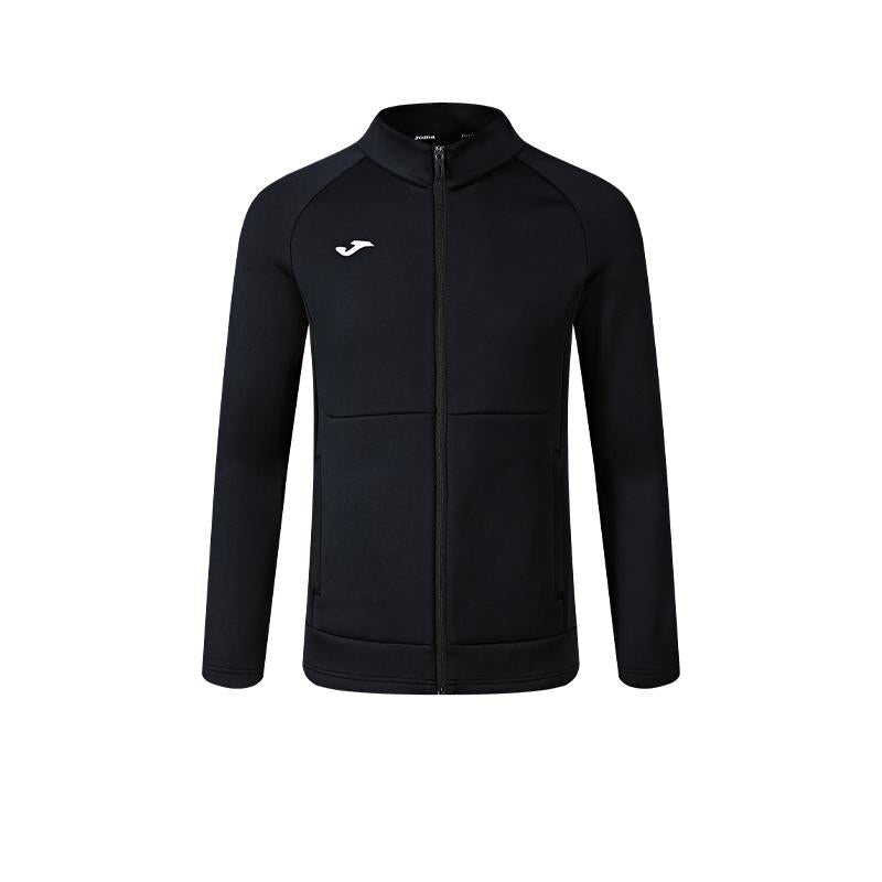 Men's knitted long-sleeved zipper shirt [black]