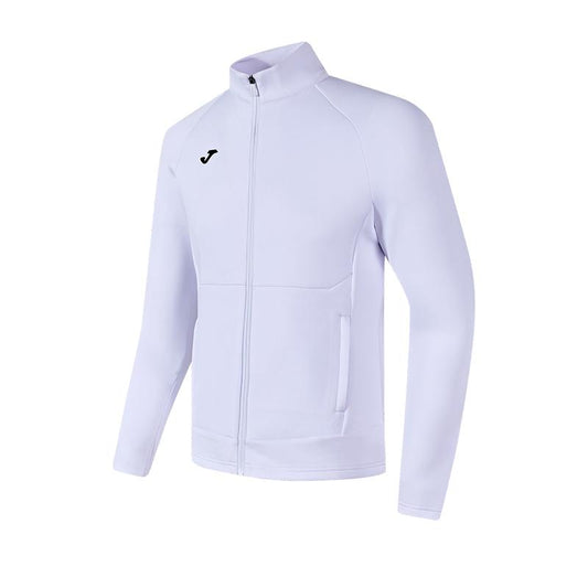 Men's knitted long-sleeved zipper shirt [white]